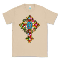 Mushroom christmas cross Classic Tee - AdoDesignShop