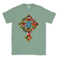 Sage christmas cross Classic Tee - AdoDesignShop