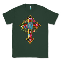 Sports Green christmas cross Classic Tee - AdoDesignShop