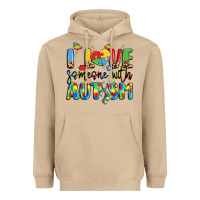Mushroom i love someone with autism Heavyweight Hoodie - LillyAllenDesigns