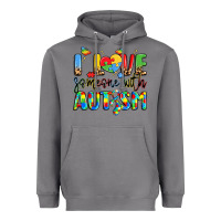 Storm i love someone with autism Heavyweight Hoodie - LillyAllenDesigns