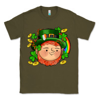 Army Green st patricks elf Classic Tee - AdoDesignShop