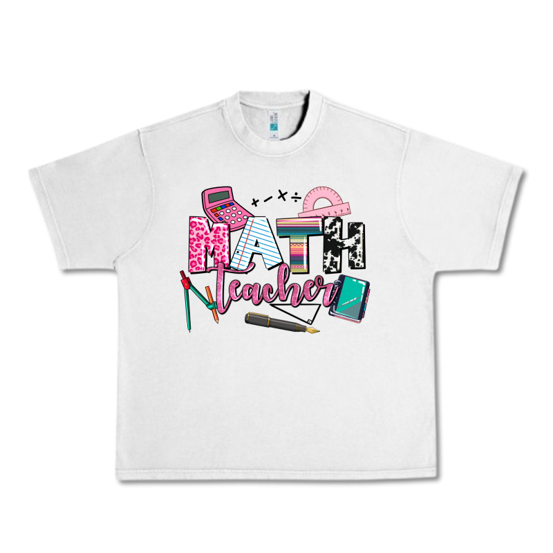 Math Teacher Urban Heavy Tee by AdoDesignShop | Teevron