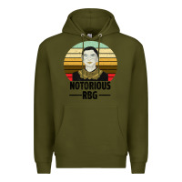 Army Green Notorious RBG Premium Hoodie - Bettercallsaul