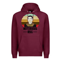 Burgundy Notorious RBG Premium Hoodie - Bettercallsaul