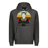 Charcoal Heather Notorious RBG Premium Hoodie - Bettercallsaul