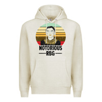 Oatmeal Heather Notorious RBG Premium Hoodie - Bettercallsaul