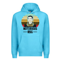 Ocean Blue Notorious RBG Premium Hoodie - Bettercallsaul