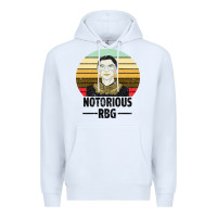 White Notorious RBG Premium Hoodie - Bettercallsaul