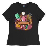 Black customized kitchen elements Ladies Tee - MaliasSmallBusiness