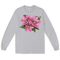 Moon Dust Wild Prairie Rose Illustrations Long Sleeve Tee - LillyAllenDesigns