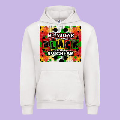 No Sugar No Cream Black Tumbler Urban Hoodie Designed By Cowgirlartshop