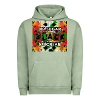 Pigment Oil Green no sugar no cream black tumbler Urban Hoodie - CowGirlArtShop