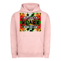 Pigment Salmon no sugar no cream black tumbler Urban Hoodie - CowGirlArtShop