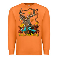 Carrot Fall Breeze And Autumn Leaves Deer Premium Sweatshirt - LillyAllenDesigns