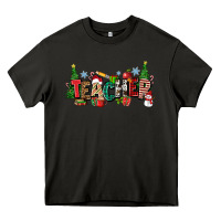 Asphalt Christmas teacher Heavy Core Tee - Zillion Design Studio