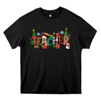 Black Christmas teacher Heavy Core Tee - Zillion Design Studio