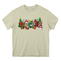 Mossy Christmas teacher Heavy Core Tee - Zillion Design Studio