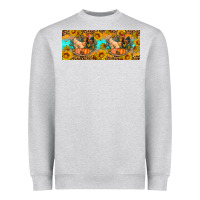 Heather Grey Fall coop animals pumpkin 11 oz mug Heavyweight Sweatshirt - Artiststas