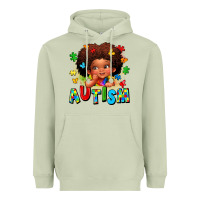 Matcha autism afro girl Heavyweight Hoodie - LillyAllenDesigns