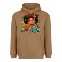 Toasted Coconut autism afro girl Heavyweight Hoodie - LillyAllenDesigns