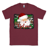 Burgundy believe santa Classic Tee - AdoDesignShop