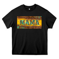 Black Mama with gemstone Heavy Core Tee - RanaPortraitStore
