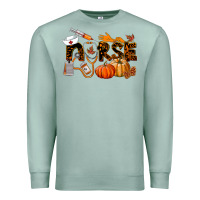 Seafoam Fall Nurse Premium Sweatshirt - LillyAllenDesigns