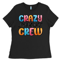 Black crazy cousin crew Ladies Tee - MaliasSmallBusiness