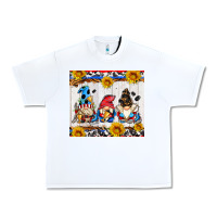 White hockey gnomes Urban Heavy Tee - AdoDesignShop