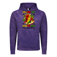 Cloud Purple celebrate juneteenth know your history Vintage Hoodie - HRA Design Shop