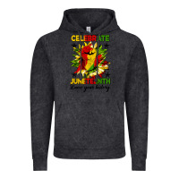 Vintage Black celebrate juneteenth know your history Vintage Hoodie - HRA Design Shop