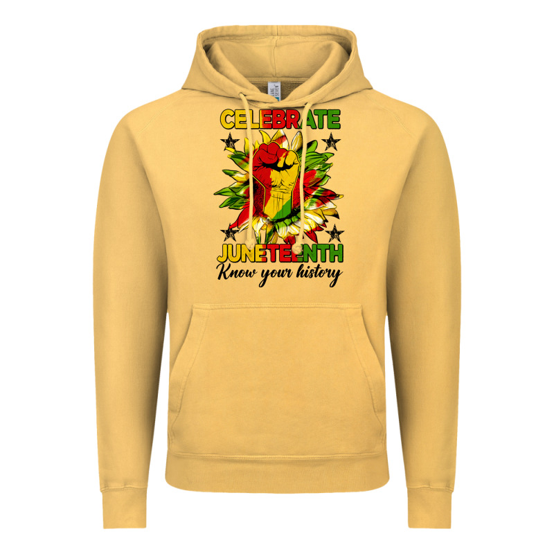 Celebrate Juneteenth Know Your History Vintage Hoodie by HRA Design Shop | Teevron