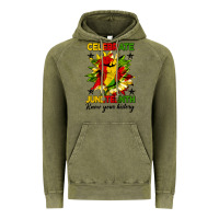 Vintage Olive celebrate juneteenth know your history Vintage Hoodie - HRA Design Shop