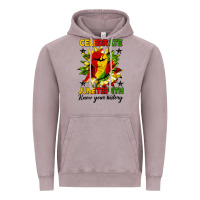 Vintage Zinc celebrate juneteenth know your history Vintage Hoodie - HRA Design Shop