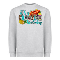 Heather Grey its a crawfish kinda day Heavyweight Sweatshirt - AdoDesignShop