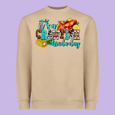 Its A Crawfish Kinda Day Heavyweight Sweatshirt Designed By Adodesignshop