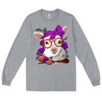 Heather Grey Cute baby lamb halloween Long Sleeve Tee - Jasminsmagicworld