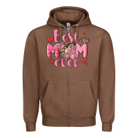 Chestnut best mom ever Zipper Hoodie - MaliasSmallBusiness