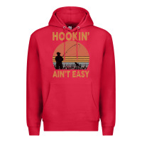 Cardinal Hookin Ain t Easy Fishing Premium Hoodie - Bettercallsaul
