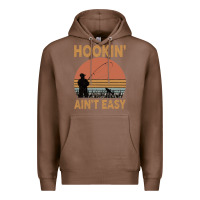 Chestnut Hookin Ain t Easy Fishing Premium Hoodie - Bettercallsaul