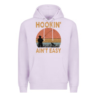 Lilac Hookin Ain t Easy Fishing Premium Hoodie - Bettercallsaul
