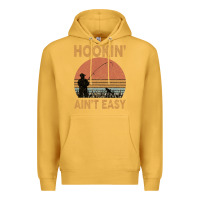 Mustard Hookin Ain t Easy Fishing Premium Hoodie - Bettercallsaul