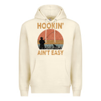 Sandshell Hookin Ain t Easy Fishing Premium Hoodie - Bettercallsaul