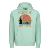 Seafoam Hookin Ain t Easy Fishing Premium Hoodie - Bettercallsaul