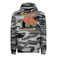 Slate Camo Hookin Ain t Easy Fishing Premium Hoodie - Bettercallsaul