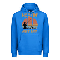 True Royal Hookin Ain t Easy Fishing Premium Hoodie - Bettercallsaul