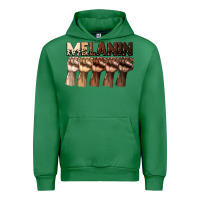 Emerald melanin juneteenth Urban Hoodie - CowGirlArtShop