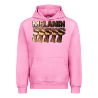 Fuchsia Pink melanin juneteenth Urban Hoodie - CowGirlArtShop