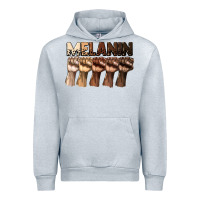 Heather Grey melanin juneteenth Urban Hoodie - CowGirlArtShop